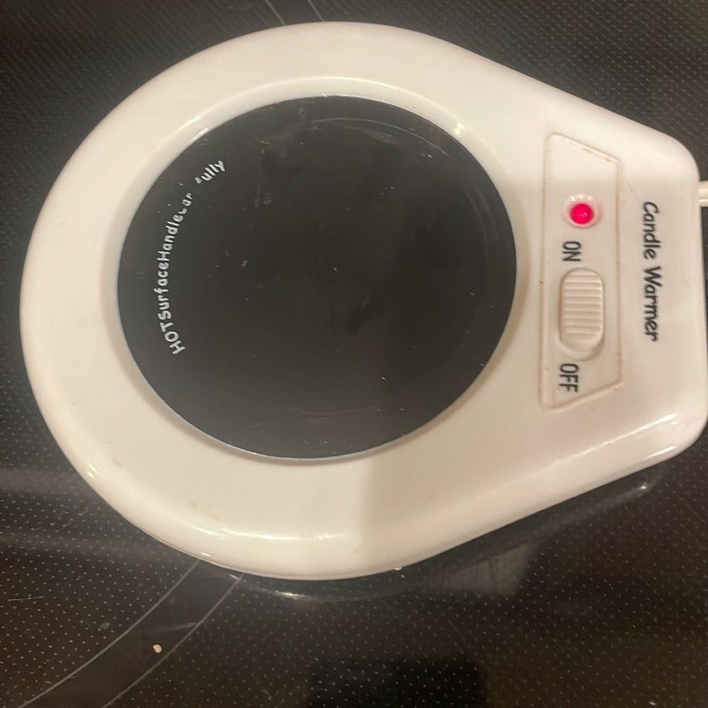 Candle warmer electric white plug-in tested working order